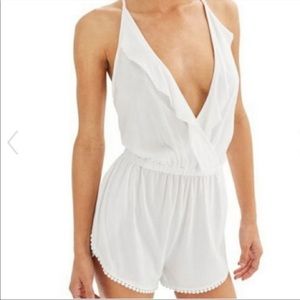 Topshop white romper small